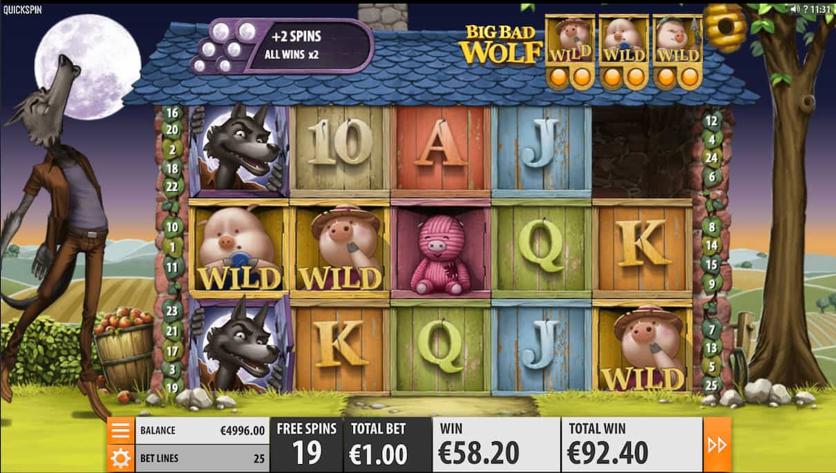 Big Bad Wolf free spins