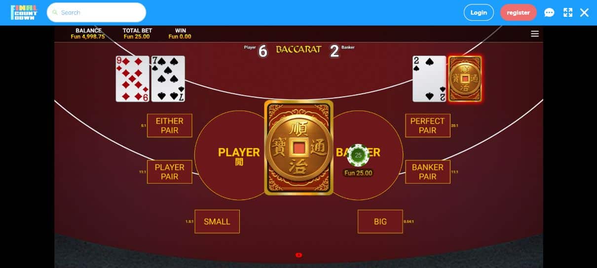 Final Countdown Classic Baccarat