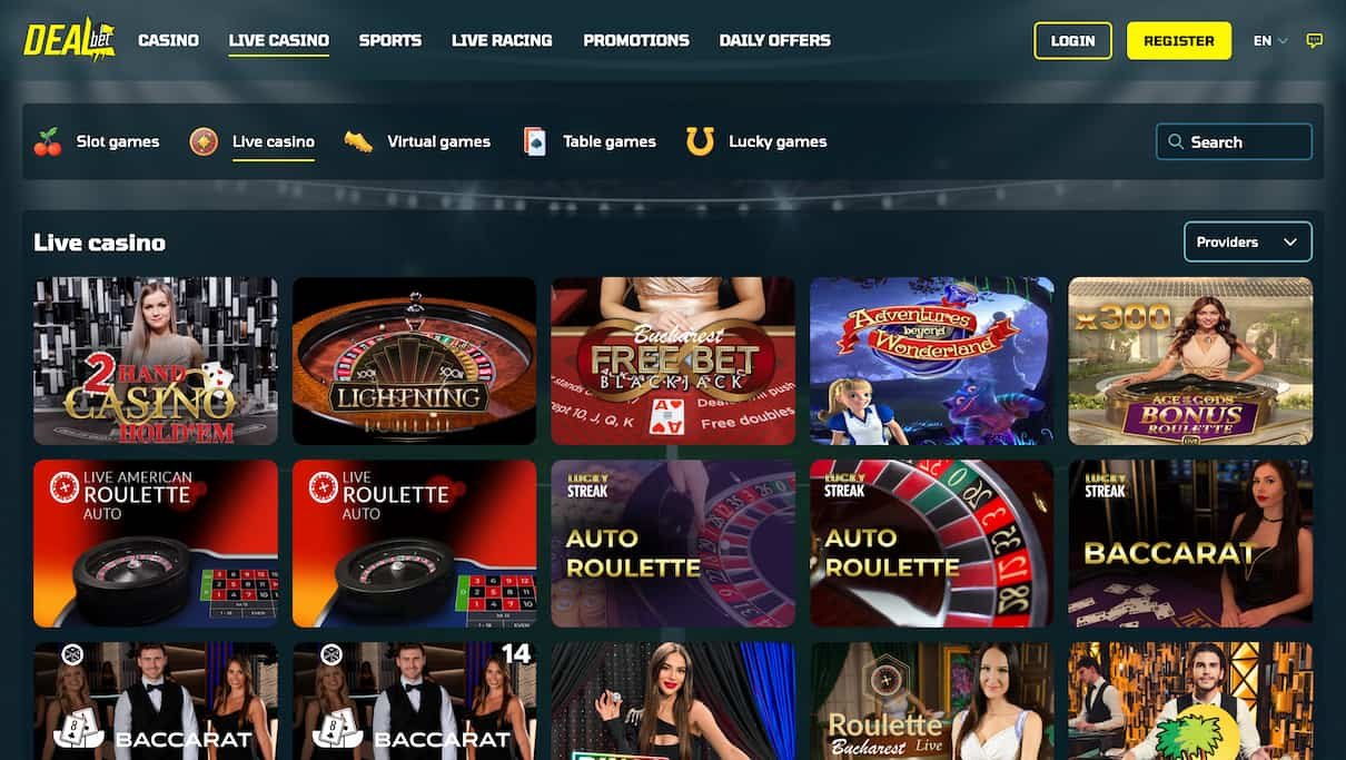 Dealbet Live Dealer Casino