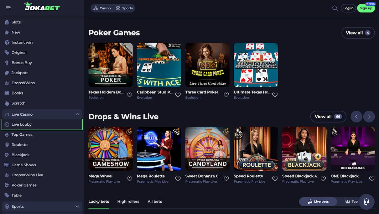 Jokabet Casino Top Poker Site