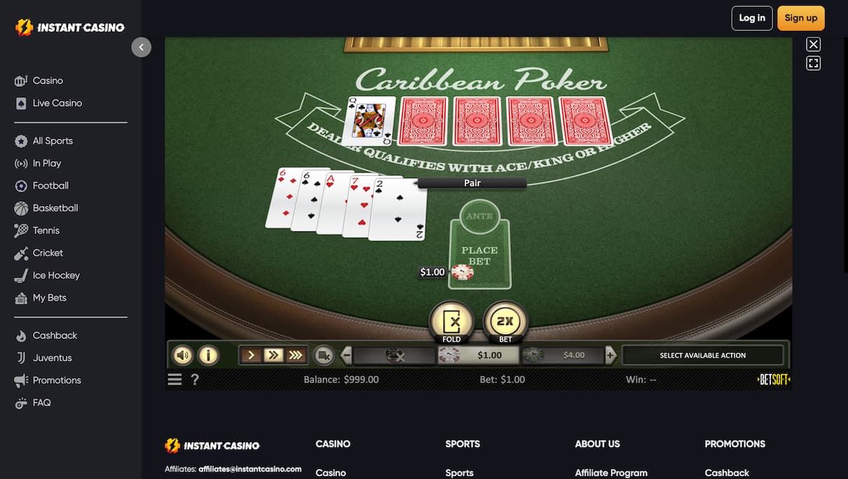 Free Online Poker Instant Casino