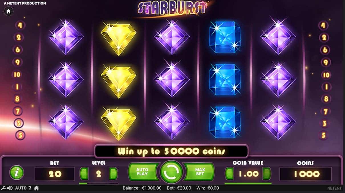 Starburst slot