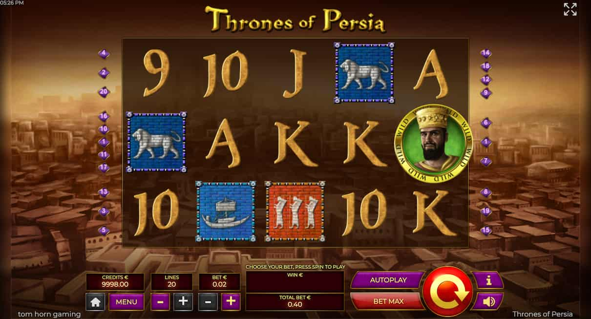 Thrones of Persia high RTP slots