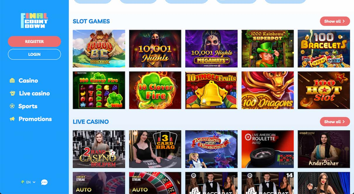 Step 1: Head Over to the Website of the Casino