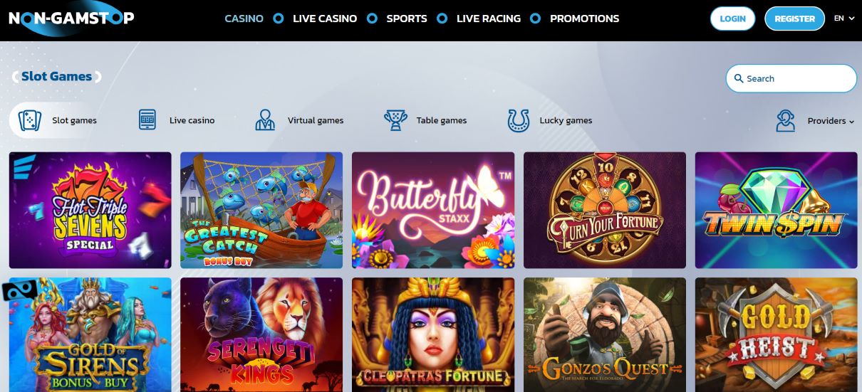 Non Gamstop Casino Games