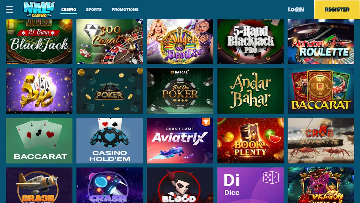 Nalu Online Casino Not on GamStop