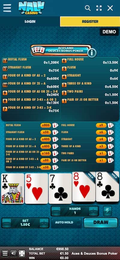 Real Money Video Poker App