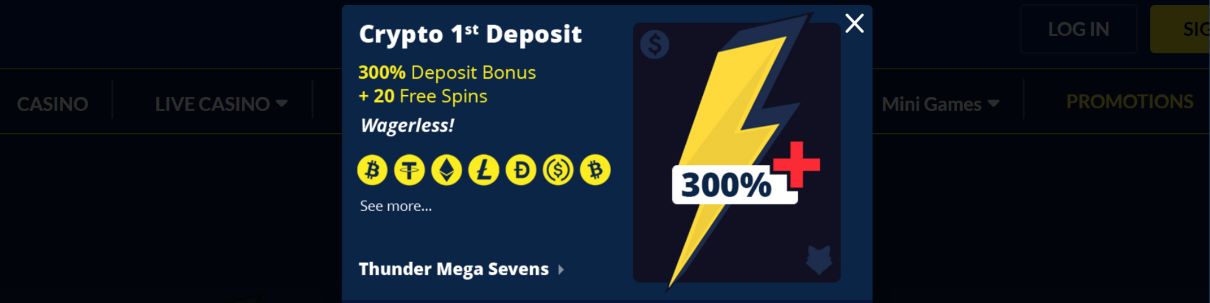 Betfoxx Crypto Bonus