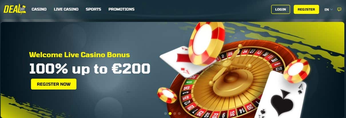 Dealbeat Live Dealer Welcome Bonus