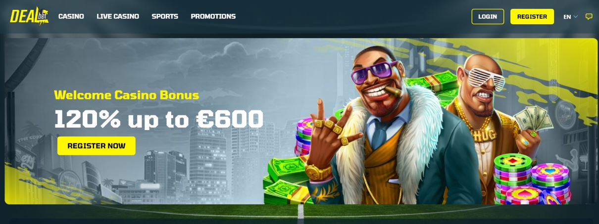 Dealbet Casino Welcome Bonus