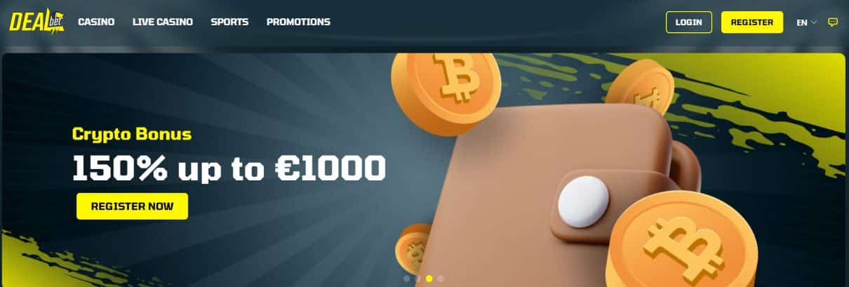 Dealbet Crypto Welcome Bonus