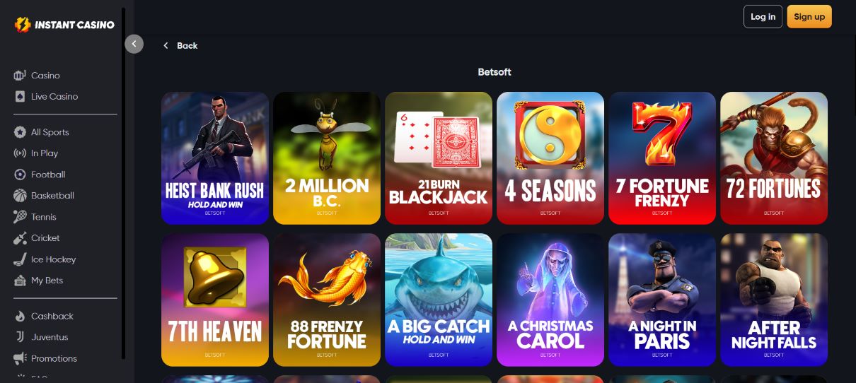 Instant Casino Betsoft