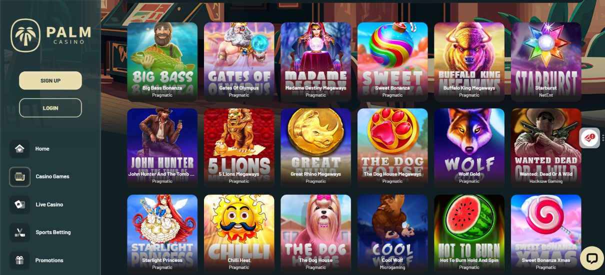 Palm Casino Slots