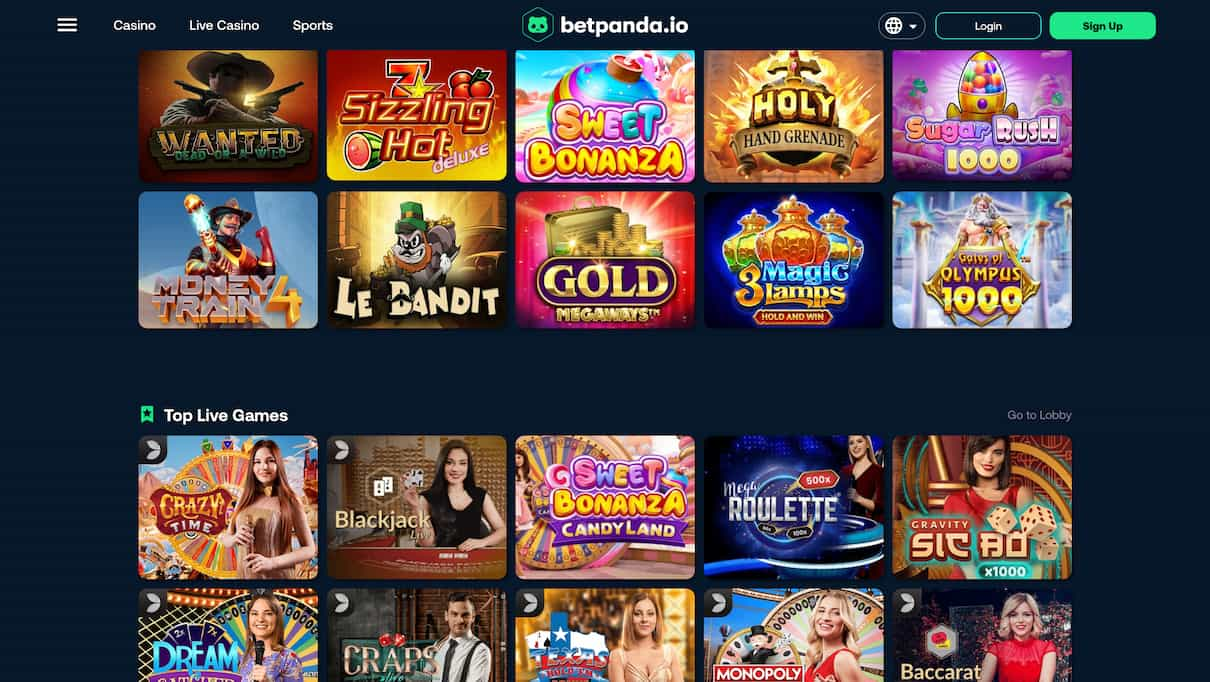 Betpanda No Wagering Casino Bonus