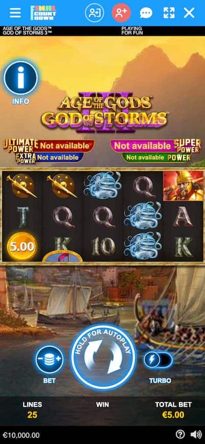 Age of the Gods Mobile Casino