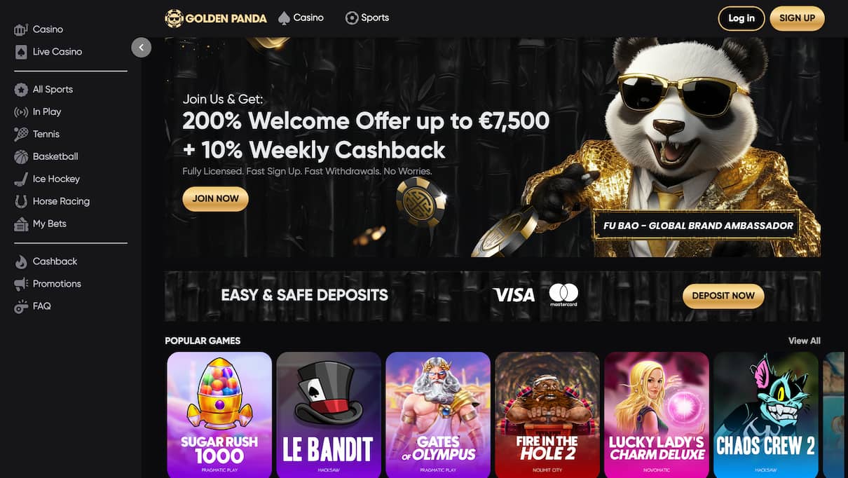 Golden Panda Casino Review