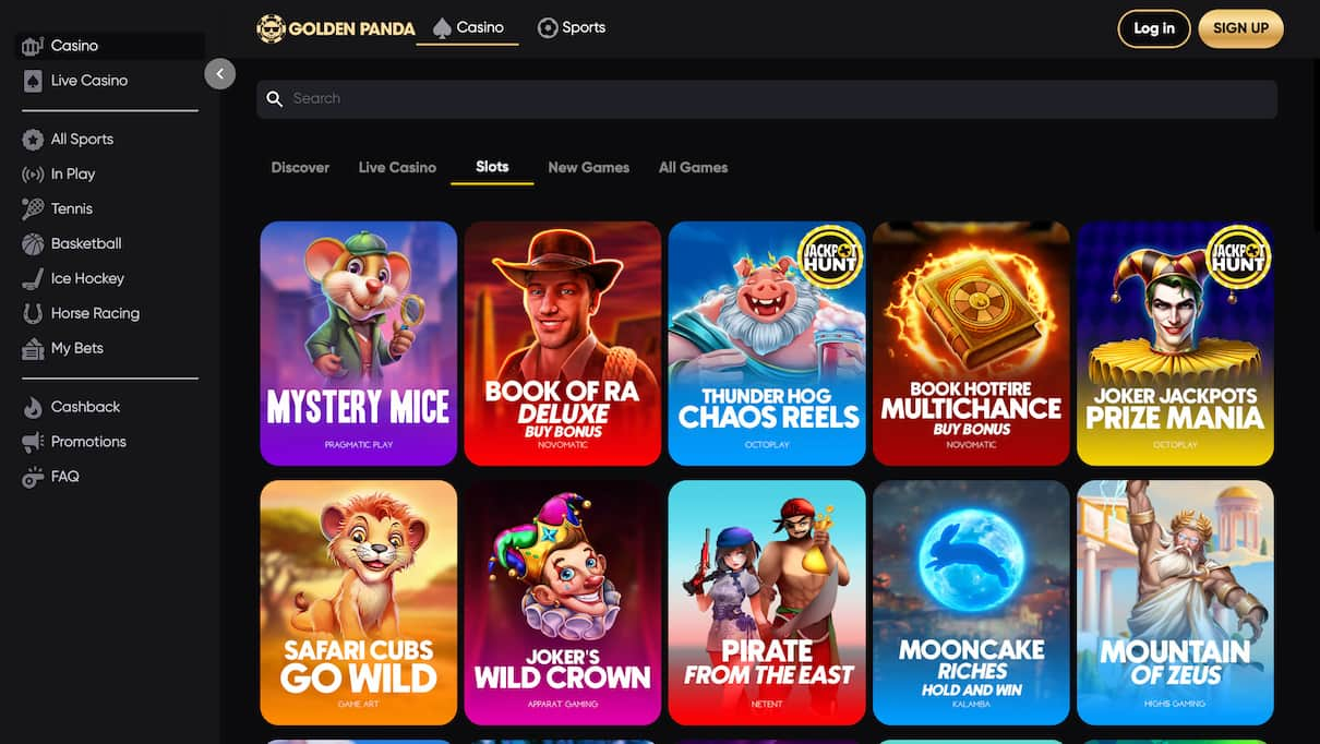 Golden Panda Casino Slots