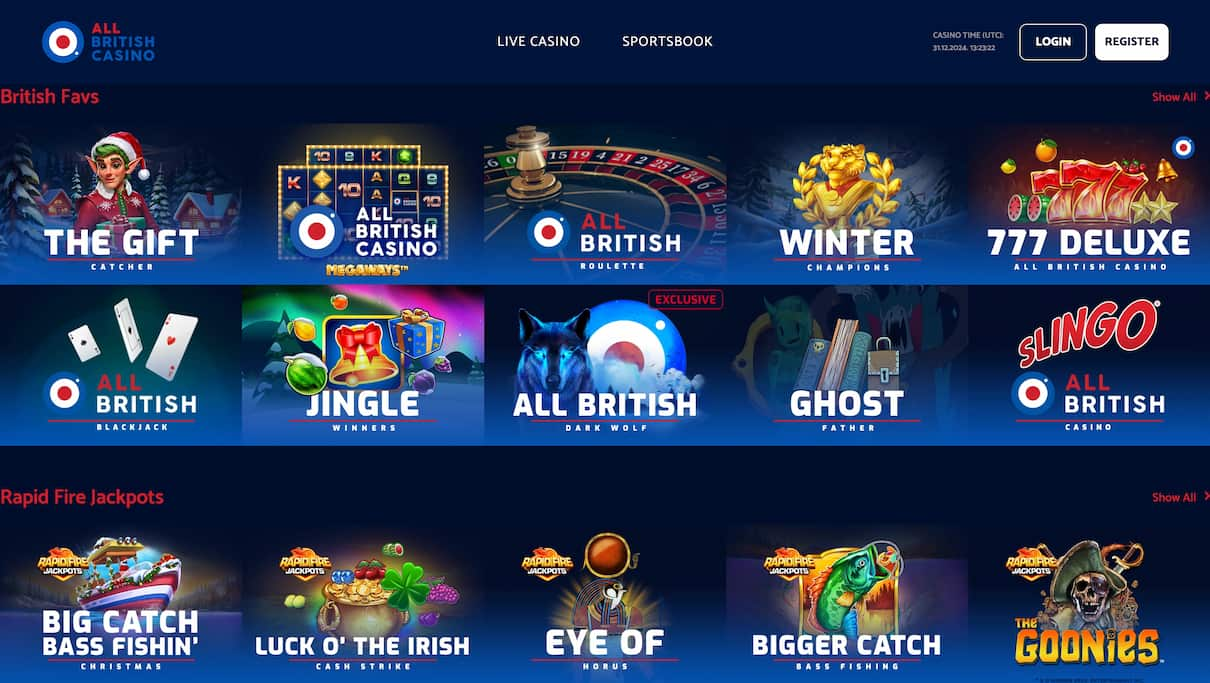 All British Casino Best UK Casino Site